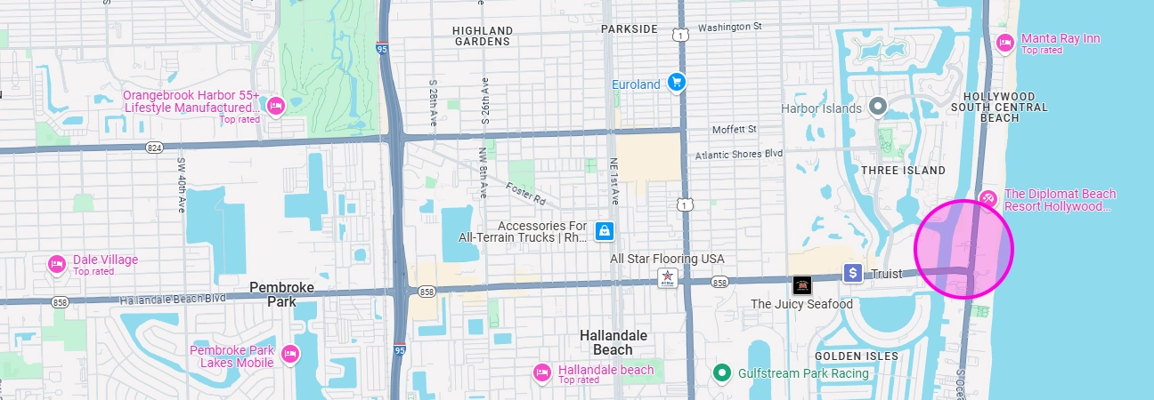 Vacation Condos Florida Map